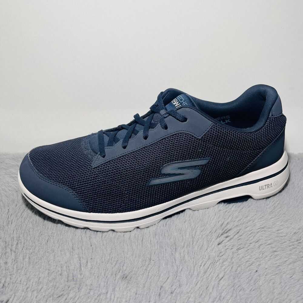 Skechers Men's Sz US 11.5 Performance 55519/NVBL Go Walk 5 Demitasse Sneakers - Picture 10 of 14